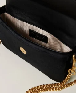 Petit Sac à Bandoulière «Amie» En Velours Brodé