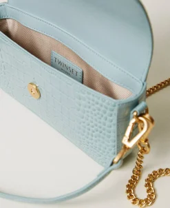 Petit Sac à Bandoulière «Amie» Avec Imprimé Croco