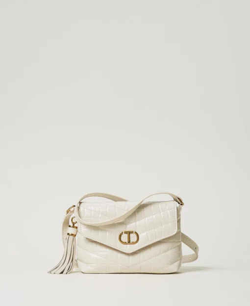 Petit Sac à Bandoulière «Dreamy» En Cuir Imprimé Croco