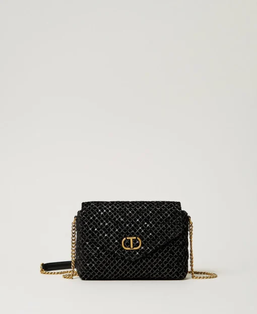 Petit Sac à Bandoulière «Dreamy» En Velours Brodé