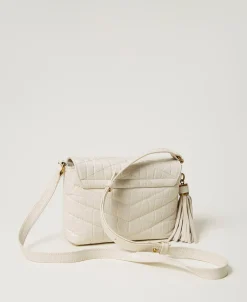 Petit Sac à Bandoulière «Dreamy» En Cuir Imprimé Croco