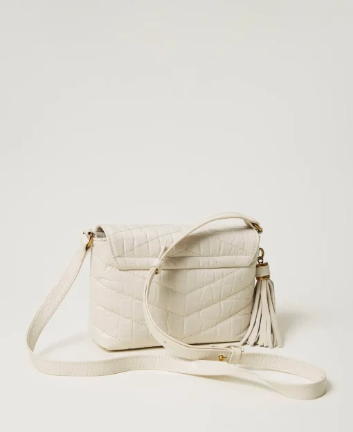 Petit Sac à Bandoulière «Dreamy» En Cuir Imprimé Croco