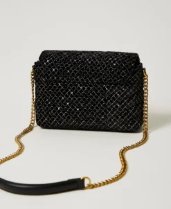 Petit Sac à Bandoulière «Dreamy» En Velours Brodé