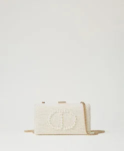 Pochette Avec Perles Et Oval T