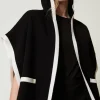 Poncho En Maille Avec Poches