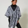 Poncho Jacquard Avec Logo
