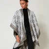Poncho Jacquard Avec Oval T