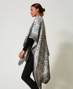 Poncho Jacquard Avec Oval T