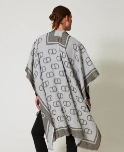 Poncho Jacquard Avec Oval T