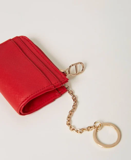 Porte-carte Avec Fermeture éclair Et Anneau Porte-clés