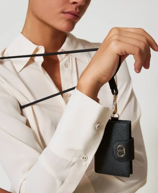 Porte-cartes à Bandoulière Avec Oval T