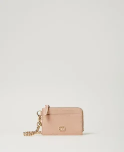 Porte-cartes Avec Chaîne Et Oval T