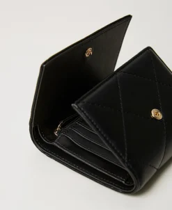 Portefeuille Matelassé Avec Oval T