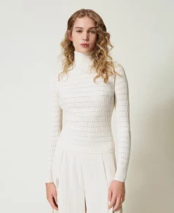 Pull Ajusté Avec Col Montant