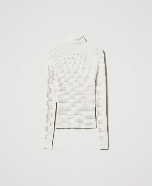 Pull Ajusté Avec Col Montant