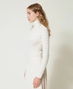 Pull Ajusté Avec Col Montant