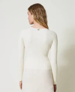 Pull Ajusté Avec Logo Oval T