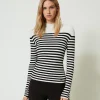 Pull Ajusté Rayé