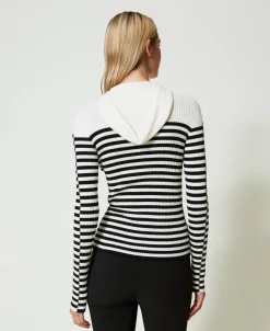 Pull Ajusté Rayé