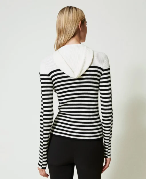 Pull Ajusté Rayé