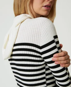 Pull Ajusté Rayé