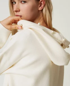 Pull Avec Capuche Et Perles