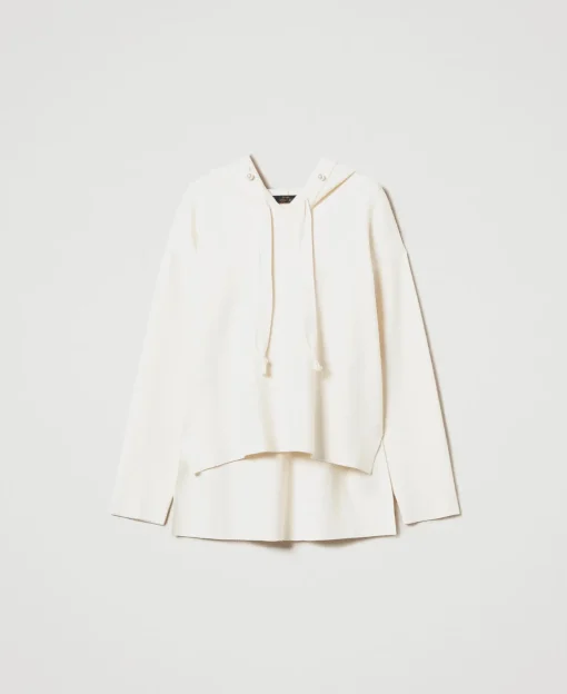 Pull Avec Capuche Et Perles