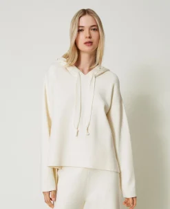 Pull Avec Capuche Et Perles