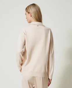 Pull Avec Col En Satin