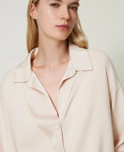 Pull Avec Col En Satin