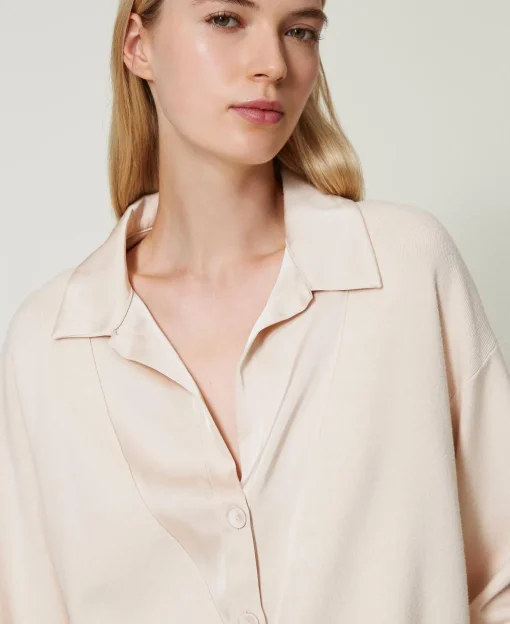 Pull Avec Col En Satin