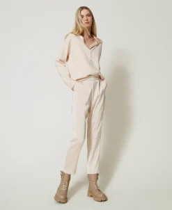 Pull Avec Col En Satin