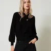 Pull Avec Dentelle Et Nœud