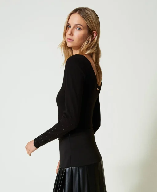 Pull Avec Strass Dégradés