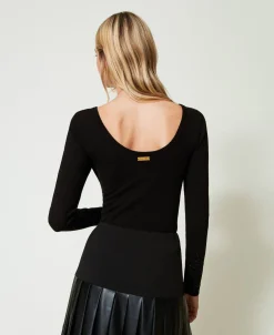 Pull Avec Strass Dégradés