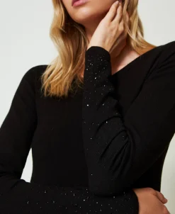 Pull Avec Strass Dégradés