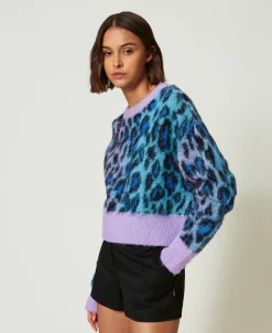 Pull Boxy MYFO En Maille Jacquard