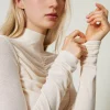 Pull Col Montant Avec Fronce