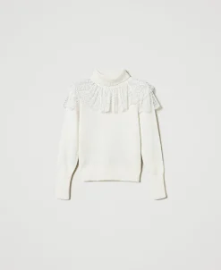 Pull Col Roulé En Laine Et Cachemire