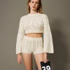 Pull Cropped En Laine