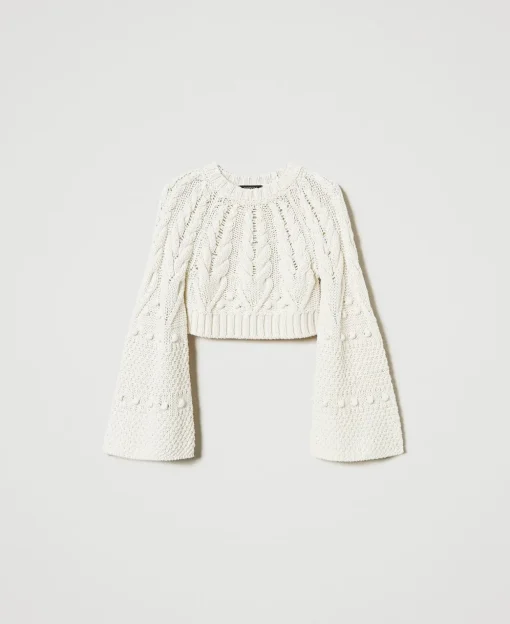 Pull Cropped En Laine