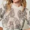 Pull Cropped En Mélange De Laine Et Mohair