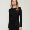 Pull Côtelé Avec Nœud