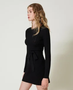 Pull Côtelé Avec Nœud