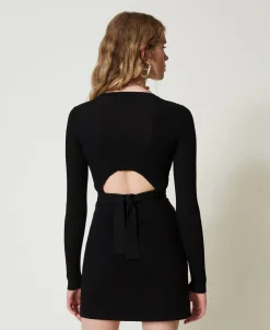 Pull Côtelé Avec Nœud