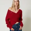Pull Double Usage En Mohair Mélangé