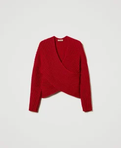 Pull Double Usage En Mohair Mélangé