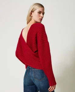 Pull Double Usage En Mohair Mélangé