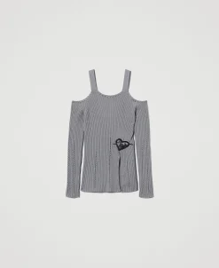 Pull En Fil Treeblend Avec Broche