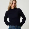 Pull En Laine Et Cachemire Avec Festons